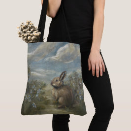 Bolso De Tela Primavera de Conejito Op1
