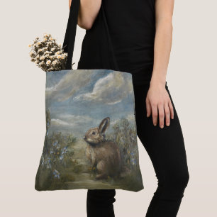Bolso De Tela Primavera de Conejito Op1