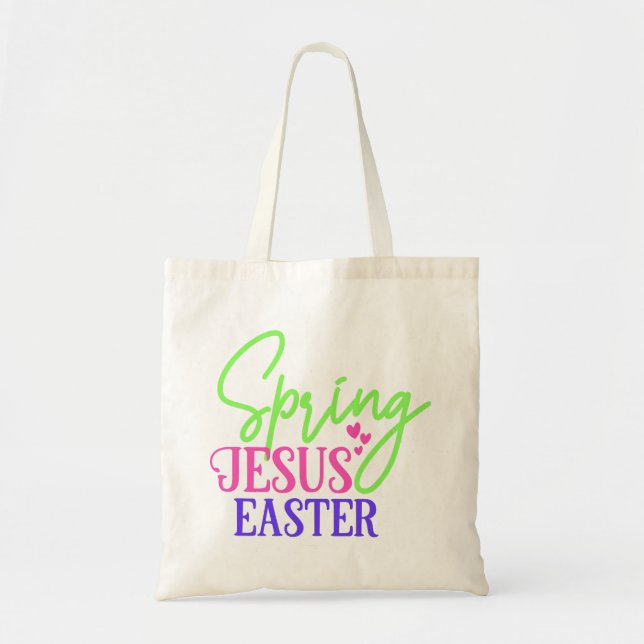 Bolso De Tela Primavera de Jesús (Frente)