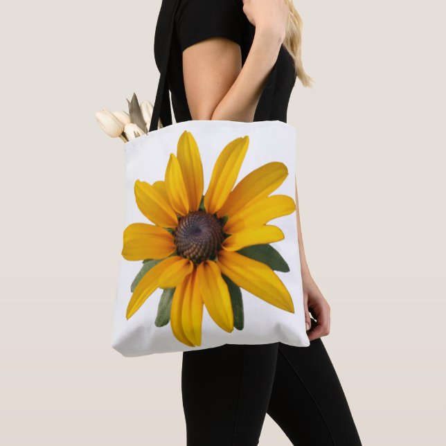 Bolso De Tela Primavera de las flores amarillas Feliz (Detalle)