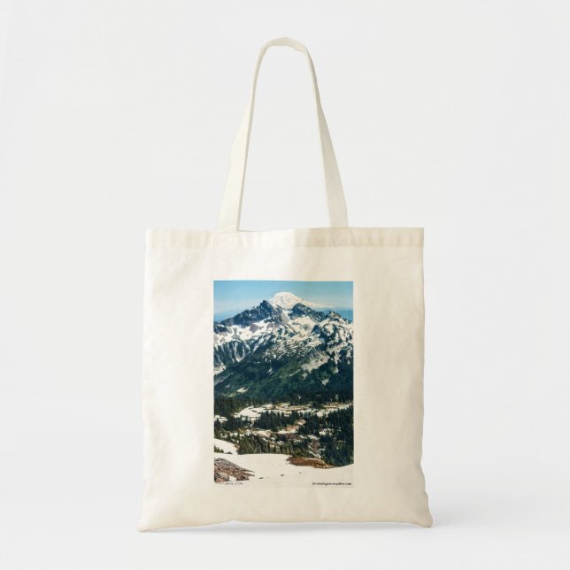 Bolso De Tela Primavera en las montañas (Frente)