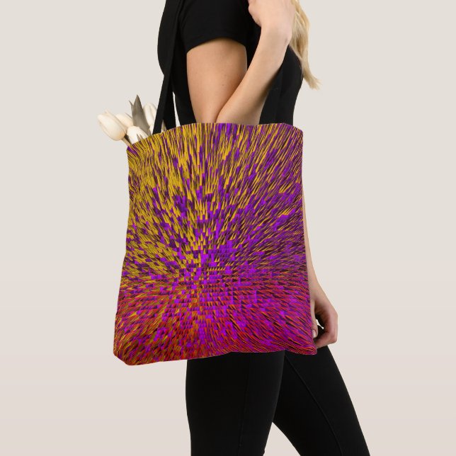 Bolso De Tela Primavera en llamas..... (Detalle)