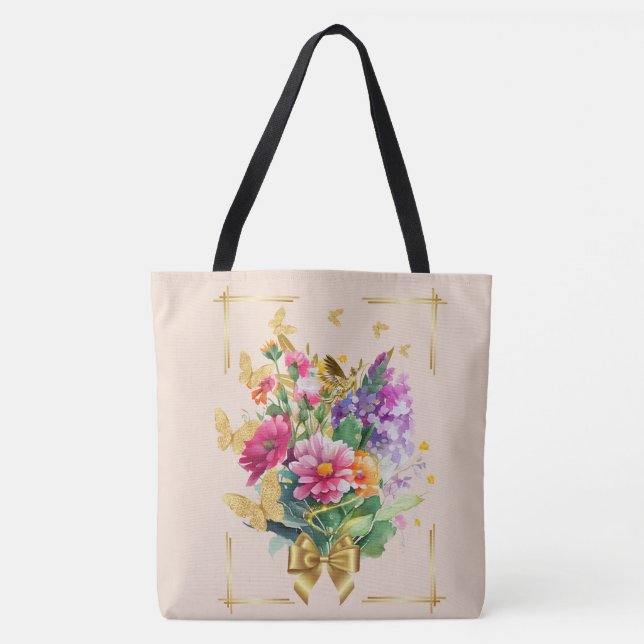 Bolso De Tela primavera, estilo (Anverso)