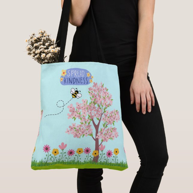 Bolso De Tela primavera, estilo nomo (Detalle)