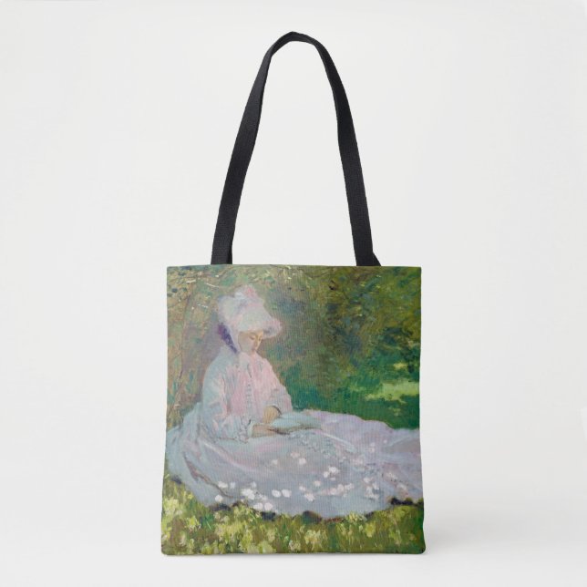 Bolso De Tela Primavera, Monet (Anverso)