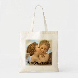 Bolso De Tela Primer Beso (detalle de ángel) por Bouguereau