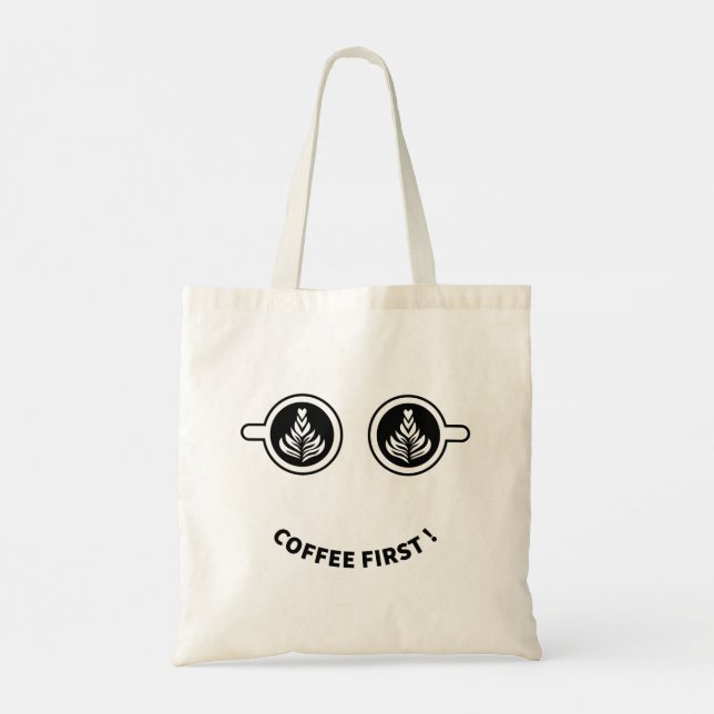 Bolso De Tela Primer café (Reverso)
