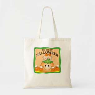 BOLSO DE TELA PRIMER CHICA DE HALLOWEEN