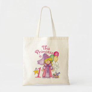 Bolso De Tela Primer cumpleaños de la Princesa