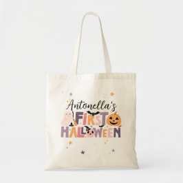 Bolso De Tela Primer Halloween del bebé personalizado