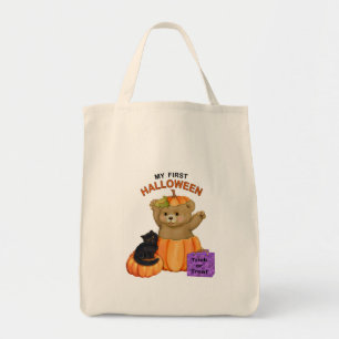 Bolso De Tela Primer osito Teddy de Halloween