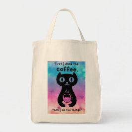 Bolso De Tela Primero bebo el café y luego hago esto