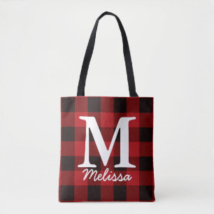 Bolso De Tela Primitiva cabaña Red Búfalo Tapado leñador