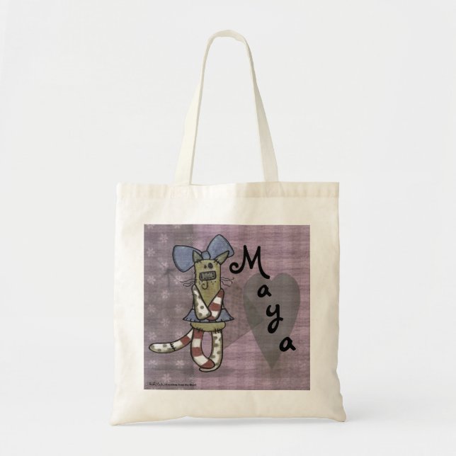 Bolso De Tela Primitive Kitty (Frente)