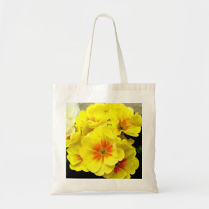 Bolso De Tela Primula amarilla en floral de primavera