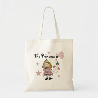 Bolso De Tela Princesa 4 camisetas de cumpleaños y regalos