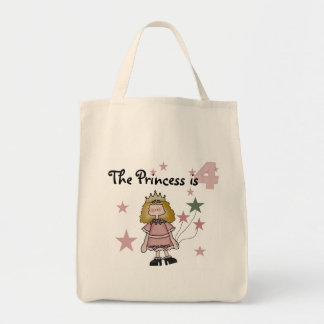 Bolso De Tela Princesa 4 camisetas de cumpleaños y regalos