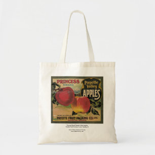 Bolso De Tela Princesa Brand Payette Valley Apples