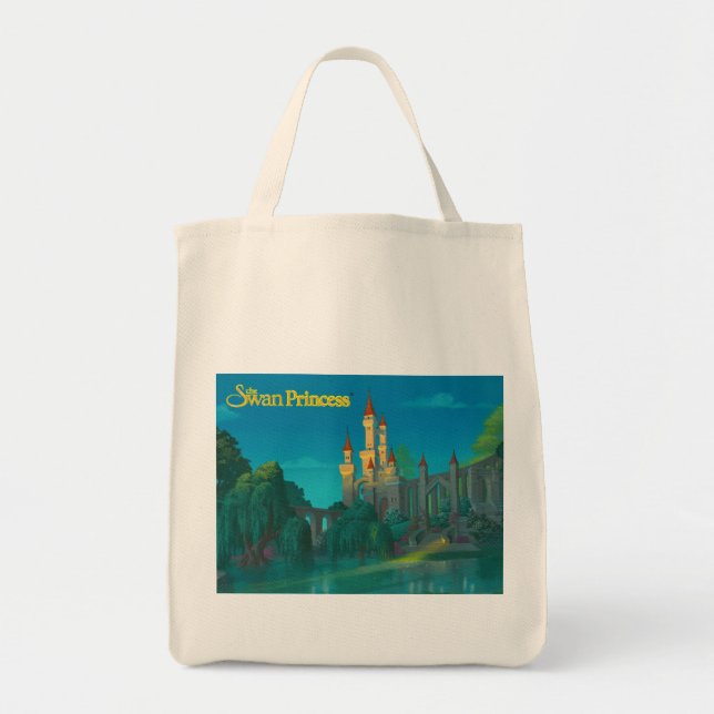Bolso De Tela Princesa Castle Tote del cisne (Frente)