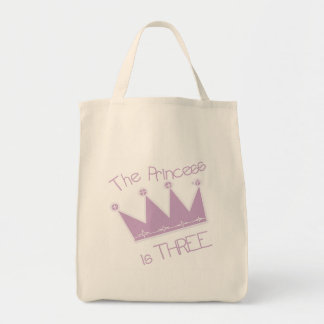 Bolso De Tela Princesa Corona camisetas y regalos de tercer cump
