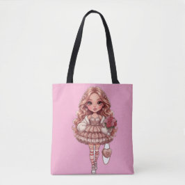 Bolso De Tela princesa de corazones dall
