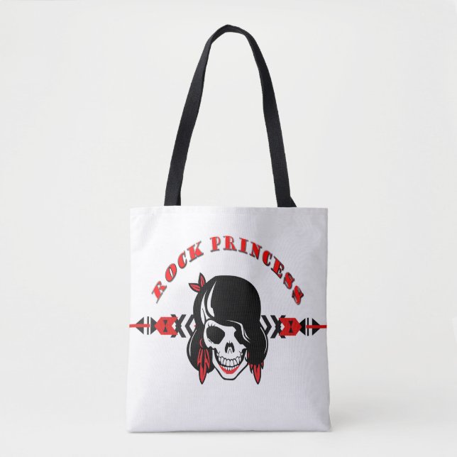 Bolso De Tela Princesa de rock (Anverso)