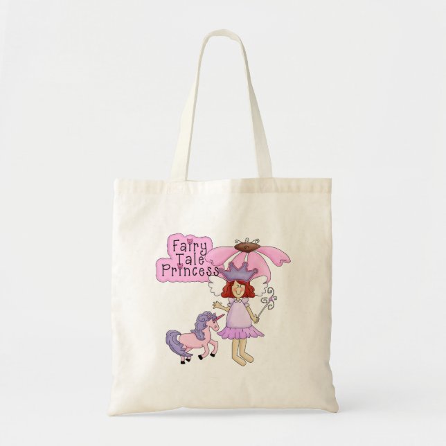 Bolso De Tela Princesa del cuento de hadas del Redhead (Frente)