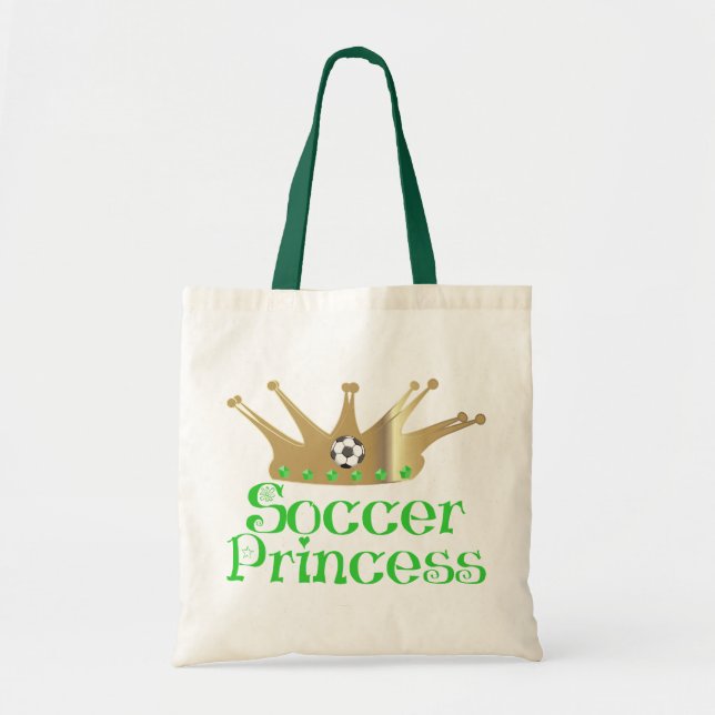Bolso De Tela Princesa del fútbol (Frente)