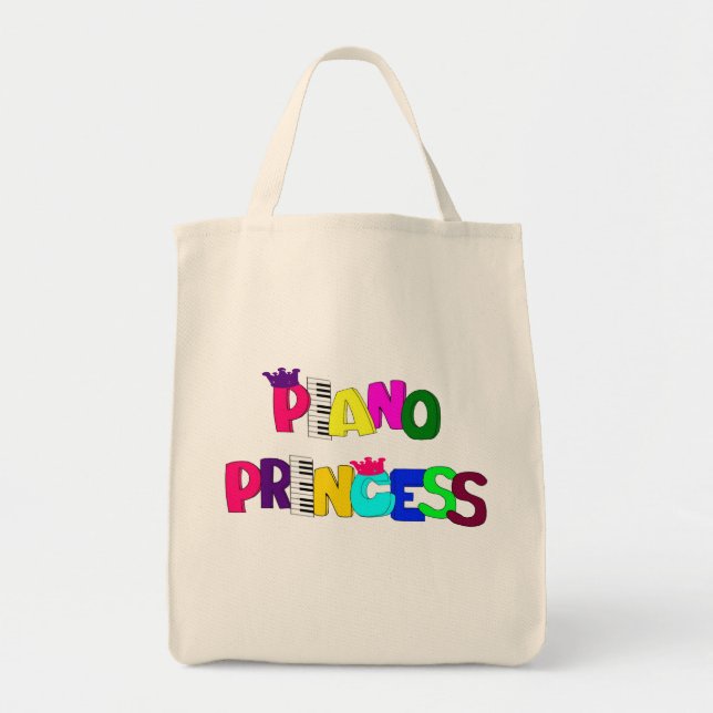 Bolso De Tela Princesa del piano (Frente)