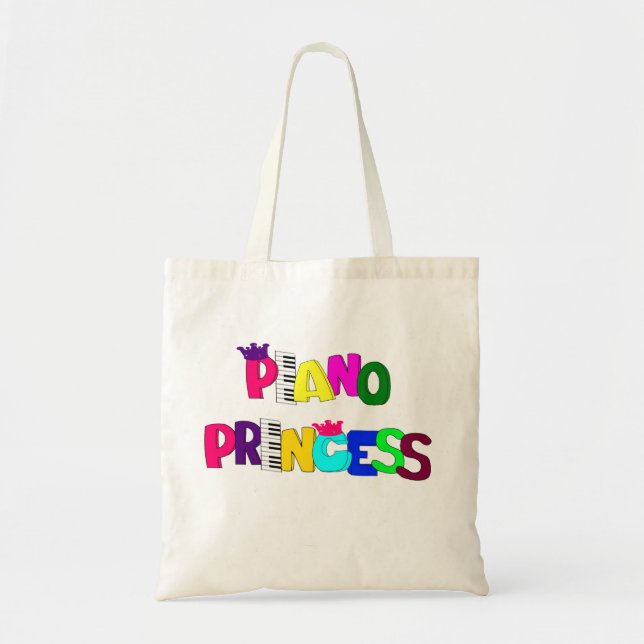 Bolso De Tela Princesa del piano (Frente)