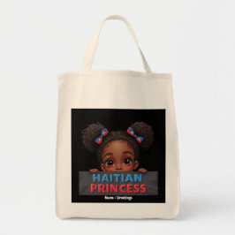 Bolso De Tela Princesa haitiana por el Día de la Bandera America