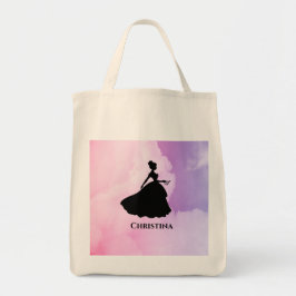 Bolso De Tela Princesa Monograma Personalizada