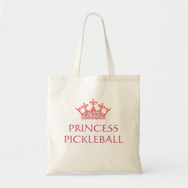 Bolso De Tela Princesa Pickleball Budget Friendly Tote (Frente)