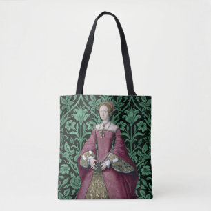 Bolso De Tela Princesa Retrato Elizabeth Tudor, Reina