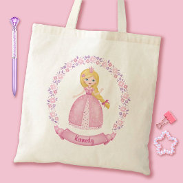 Bolso De Tela Princesa rosa