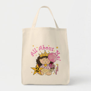 Bolso De Tela Princesa todo sobre mí segundo cumpleaños