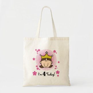 Bolso De Tela Princesas 4.ª camiseta y regalo de cumpleaños