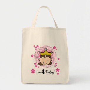 Bolso De Tela Princesas 4.ª camiseta y regalo de cumpleaños