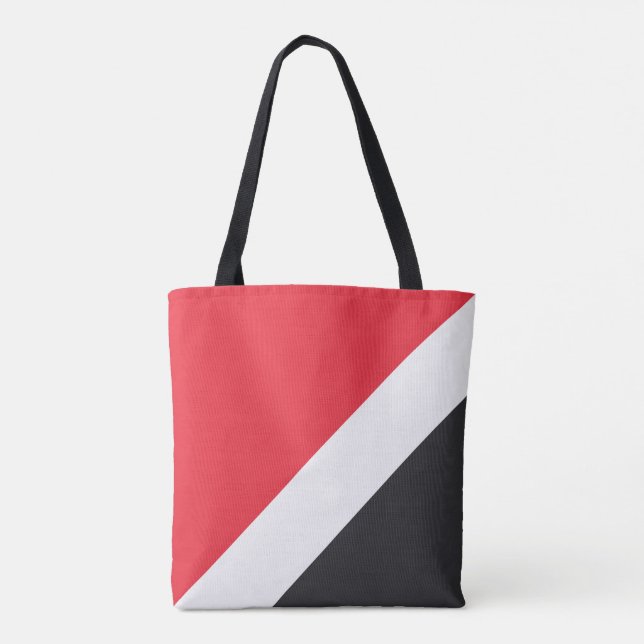 Bolso De Tela Principado de Bandera Marítima (Reverso)