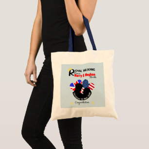 Bolso De Tela Príncipe Boda Real Conmemorativo Harry & Meghan