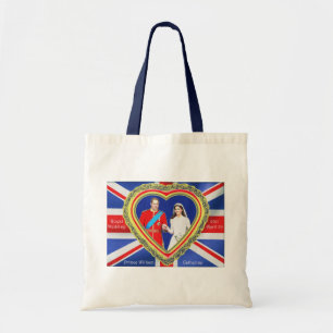 Bolso De Tela Príncipe Guillermo y boda real de Catherine