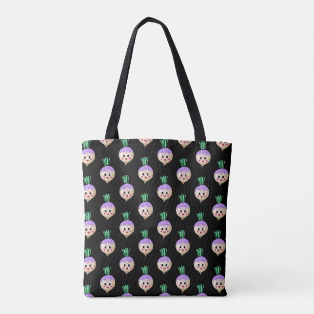 Bolso De Tela Príncipes morados (Reverso)