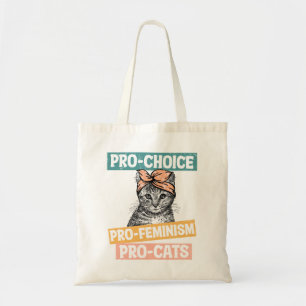 Bolso De Tela Pro Choice Pro Feminismo Pro Cats