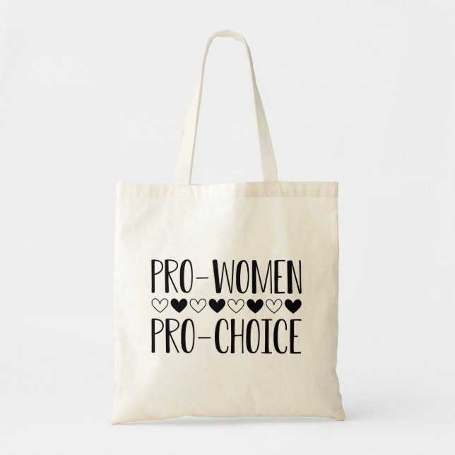 Bolso De Tela Pro Elección para mujeres (Frente)