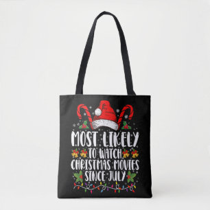 Bolso De Tela Probablemente vea películas de Navidad desde julio