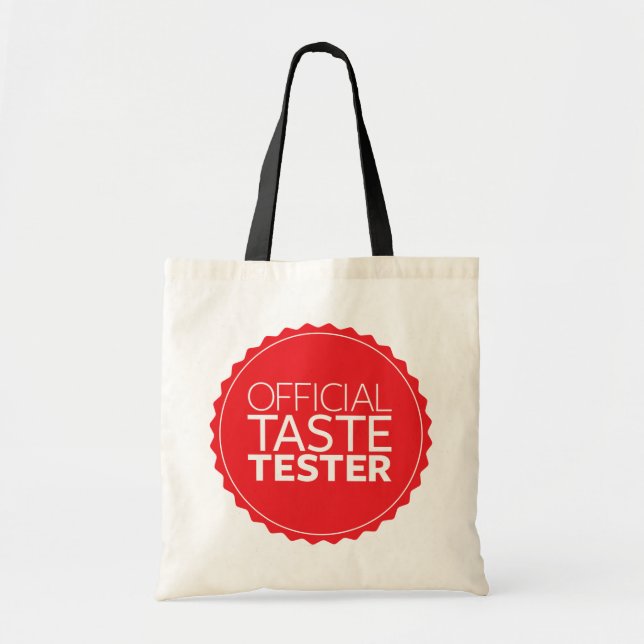 Bolso De Tela Probador oficial del gusto (Frente)