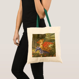 Bolso De Tela Procesión del ángel de los Magos por Benozzo Gozzo