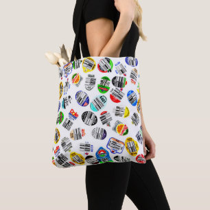 Bolso De Tela Producir Pegatinas de código de barras