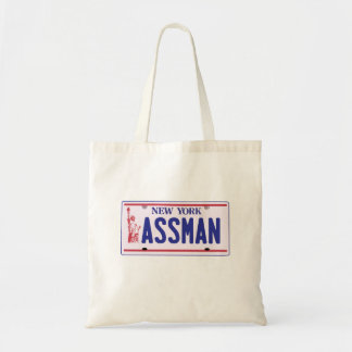 Bolso De Tela Productos de la placa de Assman Nueva York