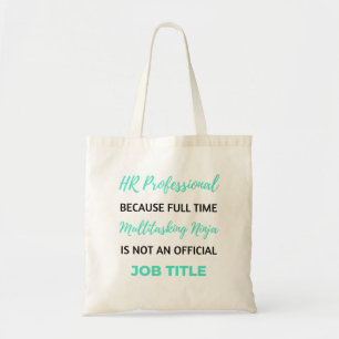 Bolso De Tela Profesional de Recursos Humanos Porque Multitarea